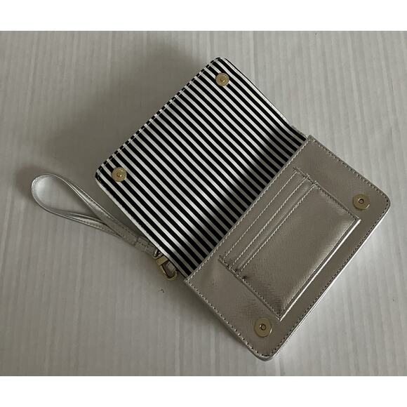 Womens Betsey Johnson Wristlet Wallet Luv Betsey Removable Strap Iridescent - Picture 6 of 11